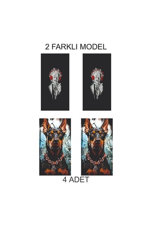 Aracınızın Kapı Direklerine Özel Tasarım Kapı Folyo Baskılı Sticker