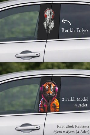 Aracınızda Fark Yaratacak Özel Kapı Folyo Baskılı Sticker