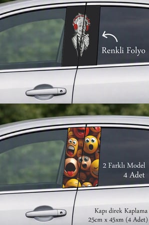 Aracınızın Karakterini Yansıtan Kapı Folyo Baskılı Sticker