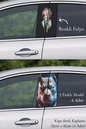 Özel Desenli ve Sportif Kapı Folyo Baskılı Sticker