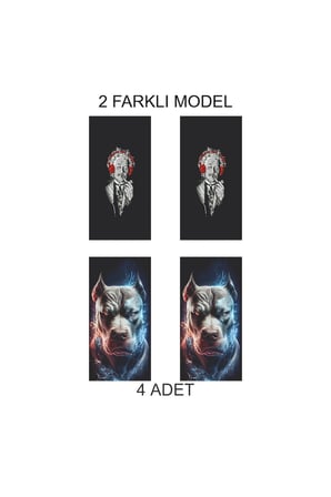 Özel Desenli ve Sportif Kapı Folyo Baskılı Sticker