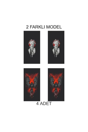 Otomobilinize Farklılık Katacak Kapı Folyo Baskılı Sticker