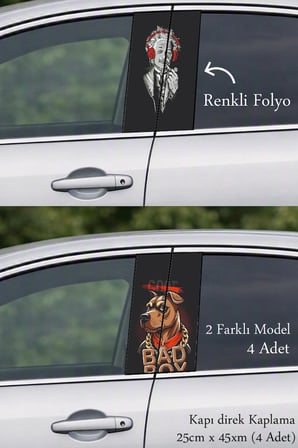 Aracınıza Özgün Bir Tasarım Kazandıran Kapı Folyo Baskılı Sticker