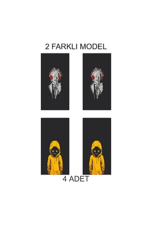 Kapı Direklerinde Farklılık Arayanlara Kapı Folyo Baskılı Sticker