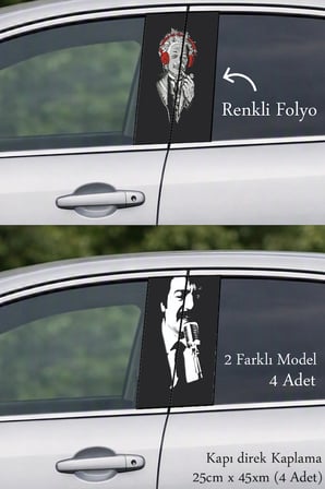 Aracınızı Daha Özel Hale Getiren Kapı Folyo Baskılı Sticker
