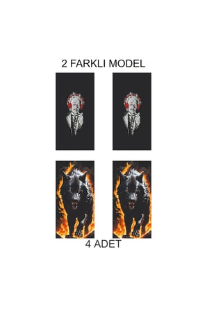 Otomobilinize Sportif ve Şık Bir Hava Katan Kapı Folyo Baskılı Sticker