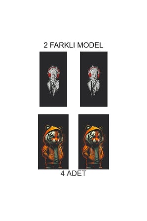 Otomobiliniz İçin Dikkat Çekici Kapı Folyo Baskılı Sticker