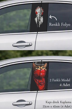 Aracınızın Tasarımını Bir Üst Seviyeye Taşıyan Kapı Folyo Baskılı Sticker