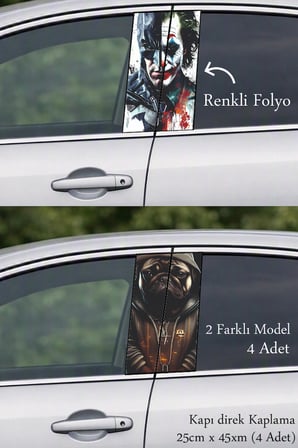 Aracınızın Görünümünü Daha Çekici Hale Getiren Kapı Folyo Baskılı Sticker