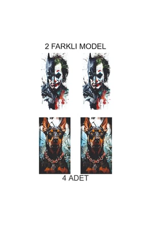 Otomobiliniz İçin Modern Dekorasyon Kapı Folyo Baskılı Sticker