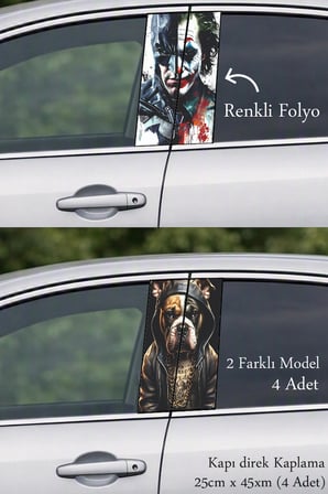 Aracınızın Kapı Detaylarını Ön Plana Çıkaran Kapı Folyo Baskılı Sticker