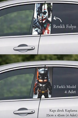 Aracınıza Özel Görsel Tasarım Sunan Kapı Folyo Baskılı Sticker