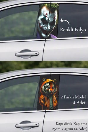 Aracınızın Görünümünü Değiştiren Kapı Direk Folyo Sticker Etiket