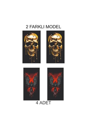 Dikkat Çekici Tasarım Kapı Direk Folyo Sticker Etiket