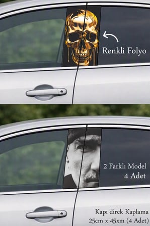 Özel Seri Kapı Direk Folyo Sticker Etiket