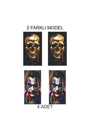 Farklı Stil Kapı Direk Folyo Sticker Etiket