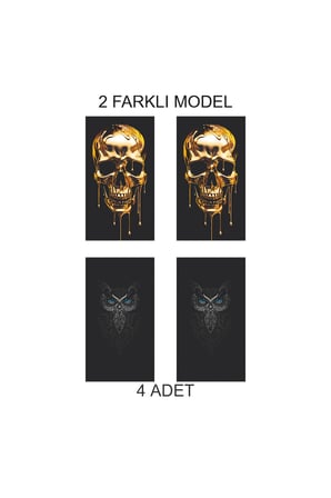 Klasik Stil Kapı Direk Folyo Sticker Etiket