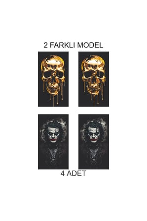 Urban Stil Kapı Direk Folyo Sticker Etiket