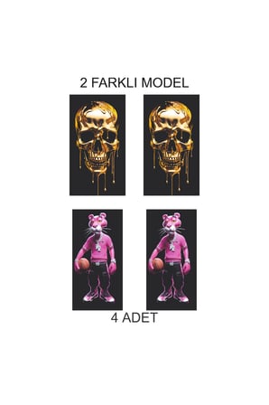 Performance Stil Kapı Direk Folyo Sticker Etiket