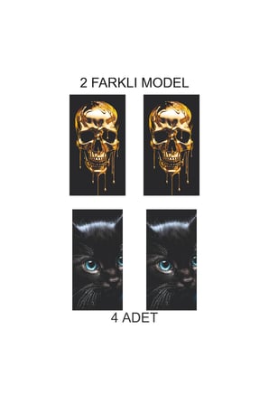 Garage Style Kapı Direk Folyo Sticker Etiket