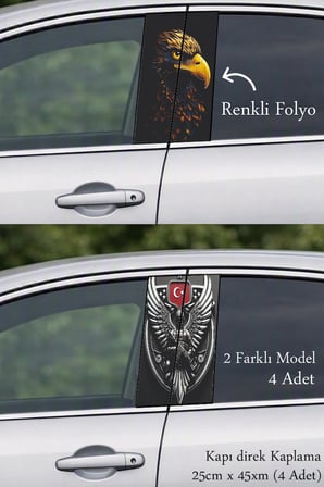 Custom Style Kapı Direk Folyo Sticker Etiket