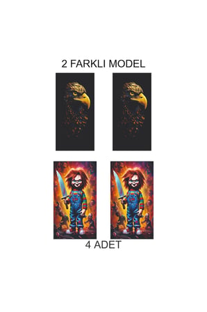 Oto Styling Kapı Direk Folyo Sticker Etiket