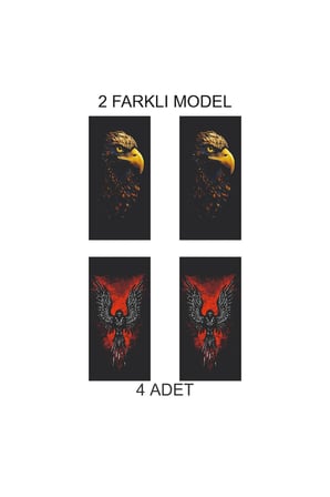 Araç Styling Kapı Direk Folyo Sticker Etiket