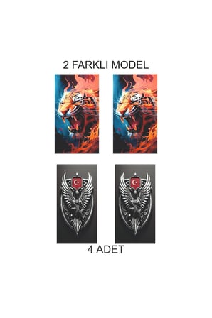 Dinamik Çizgi Kapı Direk Folyo Sticker Etiket
