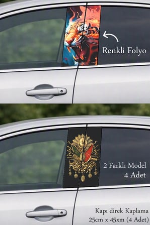 Exclusive Tasarım Kapı Direk Folyo Sticker Etiket