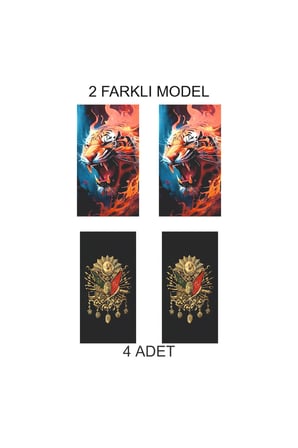 Exclusive Tasarım Kapı Direk Folyo Sticker Etiket