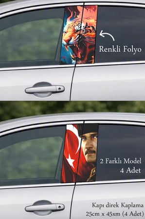 Signature Tasarım Kapı Direk Folyo Sticker Etiket