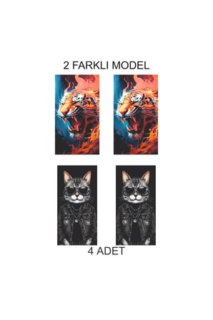 Özel Görünüm Kapı Direk Folyo Sticker Etiket