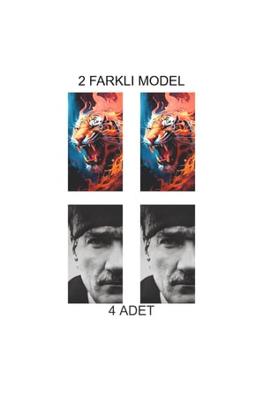 Farklı ve Şık Kapı Direk Folyo Sticker Etiket