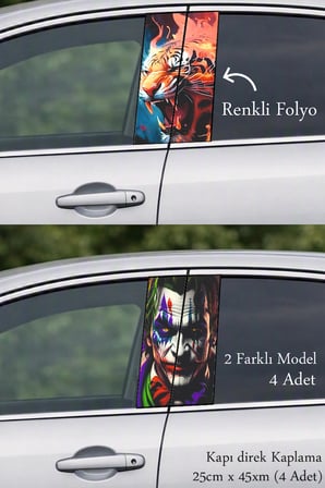 Estetik Görünüm Kapı Direk Folyo Sticker Etiket