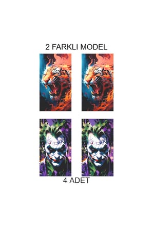 Özgün Stil Kapı Direk Folyo Sticker Etiket