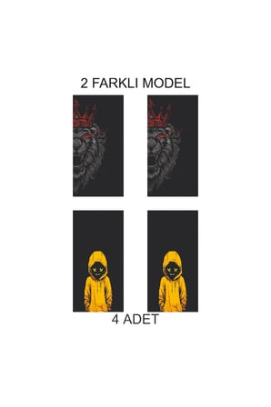 Aracınız İçin Şık Kapı Direk Folyo Sticker Etiket