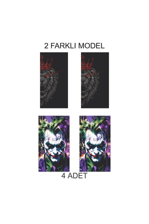 Araca Stil Katan Kapı Direk Folyo Sticker Etiket