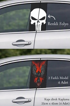 Aracınızı Özelleştiren Kapı Direk Folyo Sticker Etiket