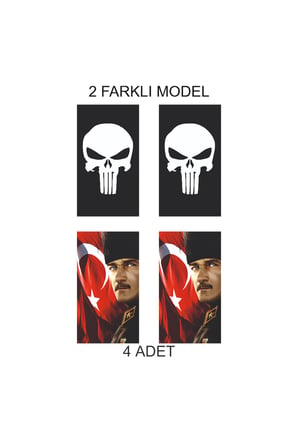 Aracınıza Stil Katan Kapı Direk Folyo Sticker Etiket