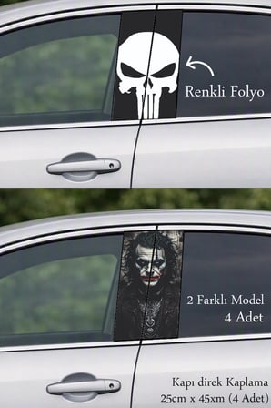 Özgün Detay Kapı Direk Folyo Sticker Etiket