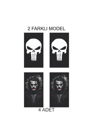 Özgün Detay Kapı Direk Folyo Sticker Etiket