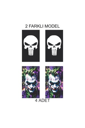 Farklı Tasarım Kapı Direk Folyo Sticker Etiket