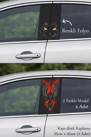 Seçkin Görünüm Kapı Direk Folyo Sticker Etiket