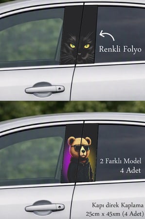 Yeni Tasarım Kapı Direk Folyo Sticker Etiket