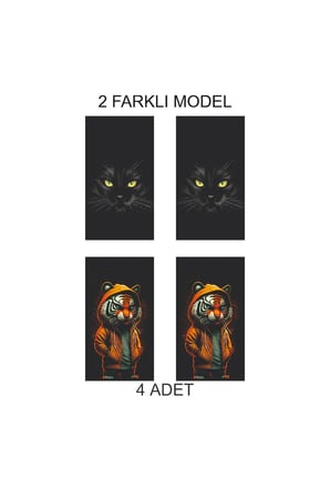 Tasarım Detayı Kapı Direk Folyo Sticker Etiket