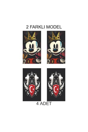 Çarpıcı Görünüm Kapı Direk Folyo Sticker Etiket