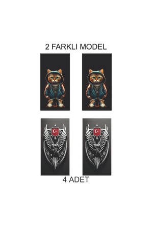 Benzersiz Görünüm Kapı Direk Folyo Sticker Etiket