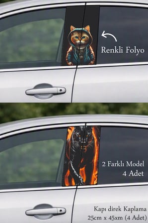 Özel Koleksiyon Kapı Direk Folyo Sticker Etiket