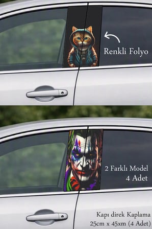 Farklı Bir Dokunuş Kapı Direk Folyo Sticker Etiket