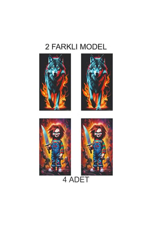 Farklı Bir Stil Kapı Direk Folyo Sticker Etiket